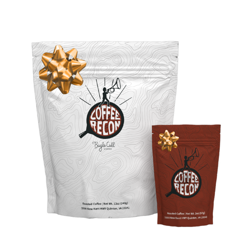 coffee recon gift bags